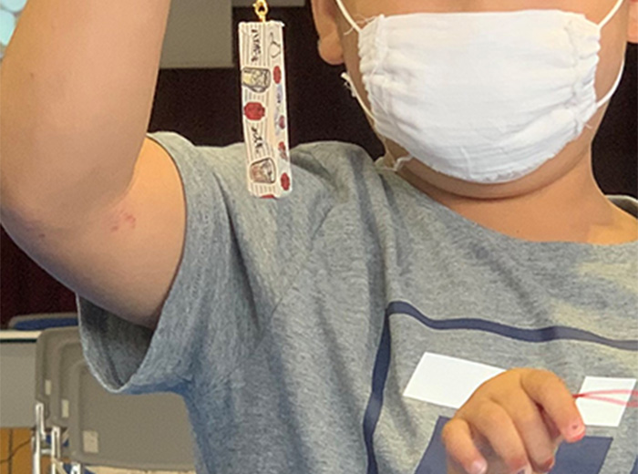 木のキーホルダーづくり 無料