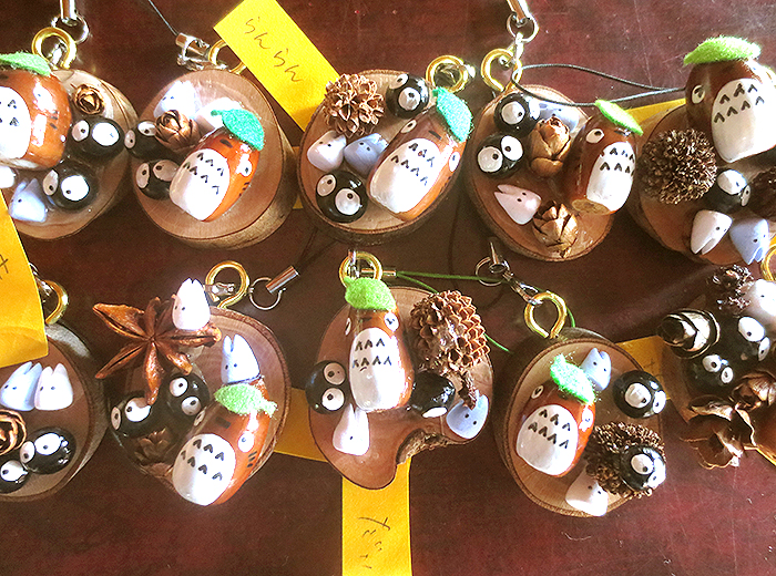 木の実のキーホルダー作り 200円