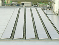 太陽光発電システム設置状況（出力：53kW）の写真