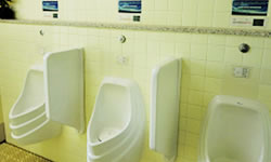 男性用無水トイレ設置状況