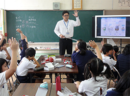 鹿児島市立鴨池小学校出前授業