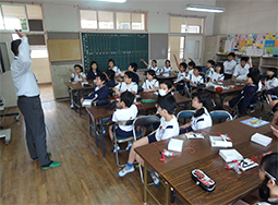 鹿児島市立鴨池小学校出前授業