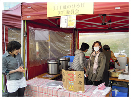 女川カレーは大盛況で完売しました