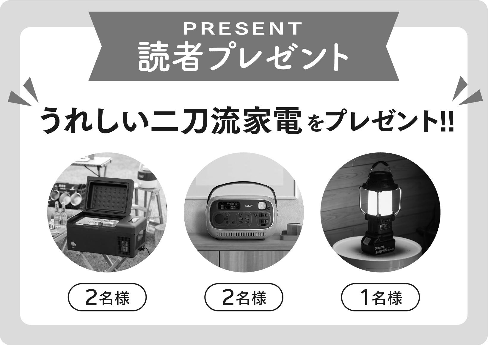 読者プレゼント 最新ひんやりグルメ家電をプレゼント！！