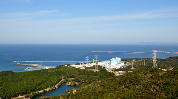 川内原子力発電所外観の写真