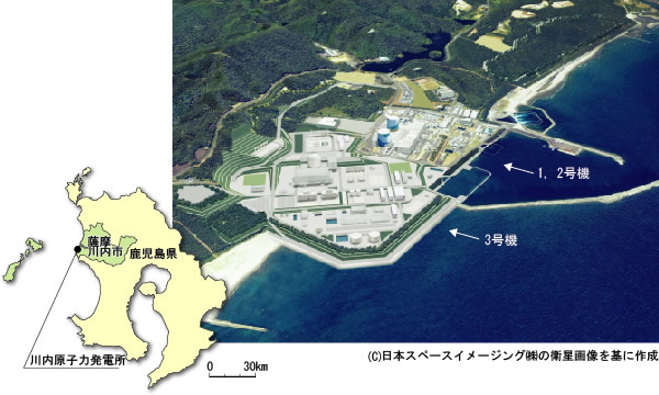 川内原子力発電所３号機  完成予想図