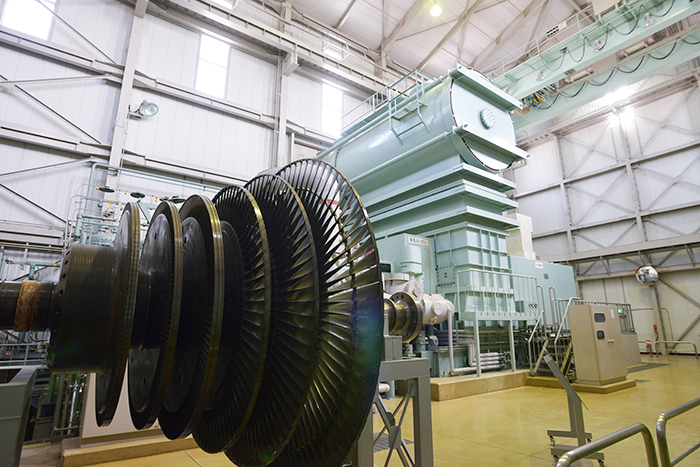 山川発電所展示室