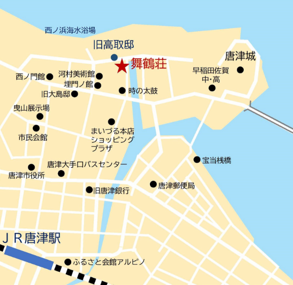 舞鶴荘 周辺地図