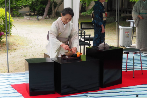 野点イベントの様子 その2