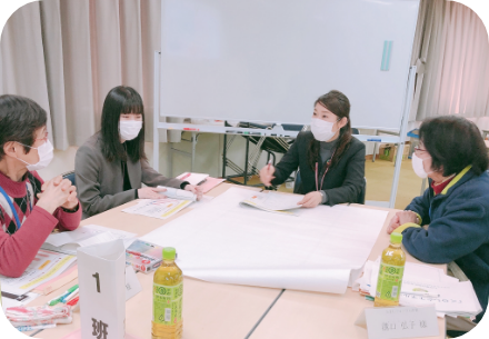 グループワークの写真
