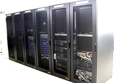 監視制御サーバ等のサーバ類の写真