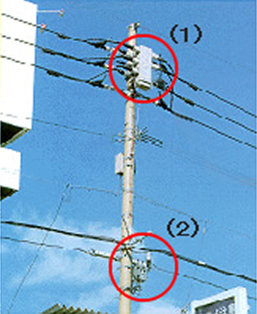 現場の装置の写真