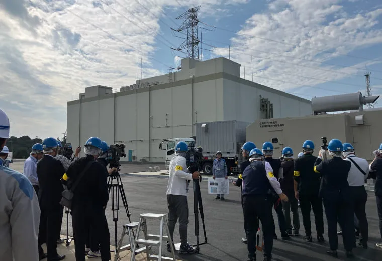 記者を対象とした発電所見学会