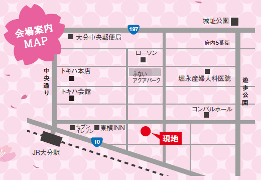 九州電力　大分支社の地図