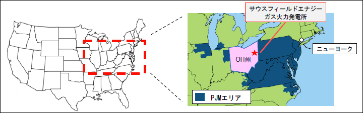 発電所建設地の図