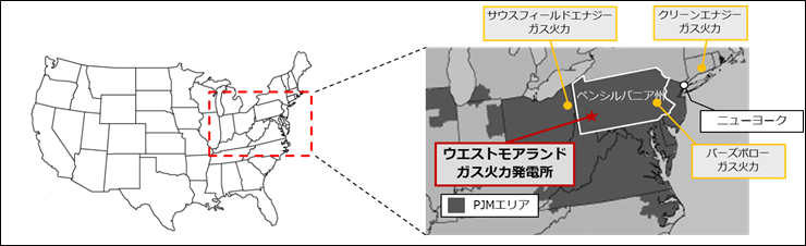 発電所所在地の図