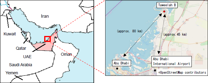 Location of Taweelah B