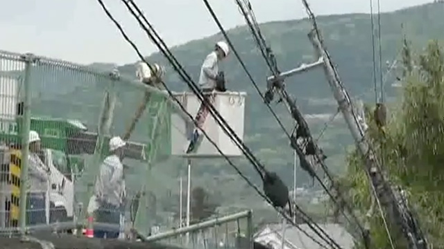 熊本県益城町での復旧作業の様子のイメージ