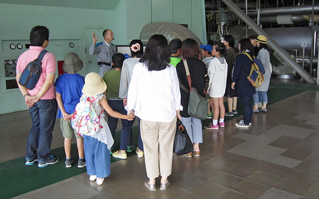 川内発電所見学会の写真