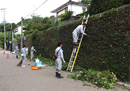 除草作業後1