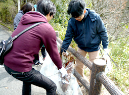 北山ダム周辺清掃ボランティア活動