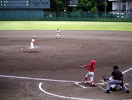 一の宮マリーンズの反撃の様子