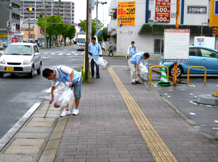 ふるさと美化活動の様子