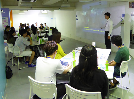 大学生の皆さんとの対話の会の様子