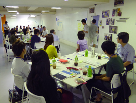 大学生の皆さんとの対話の会の様子