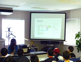 豊玉発電所見学会の様子