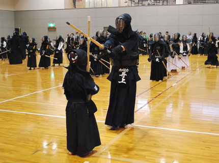 小学校剣道錬成会の様子