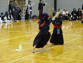 小学校剣道錬成会の様子