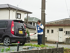 誘導中の様子