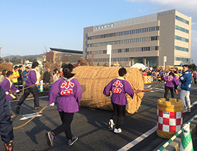 玉名大俵まつりの様子