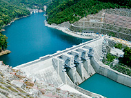 D.石河内ダム（下部ダム）の写真