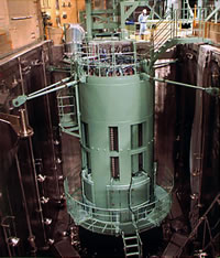 原子炉容器上蓋の写真