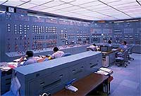 取替え前の中央制御室の写真
