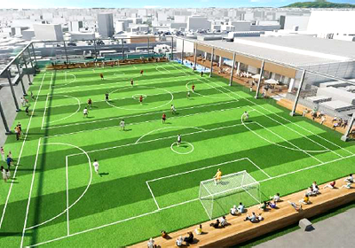 「MIFA Football Park」全景 イメージパース