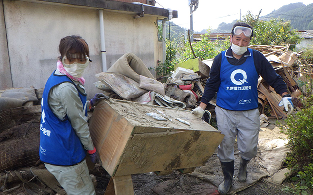 球磨村での災害ボランティア活動に参加しましたのイメージ