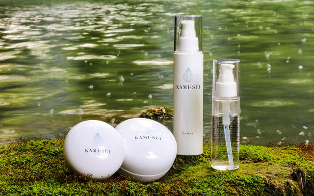 新ブランド「KAMI・SUI」から美肌の湯「平山温泉」のスキンケア商品ハーフサイズ登場のイメージ