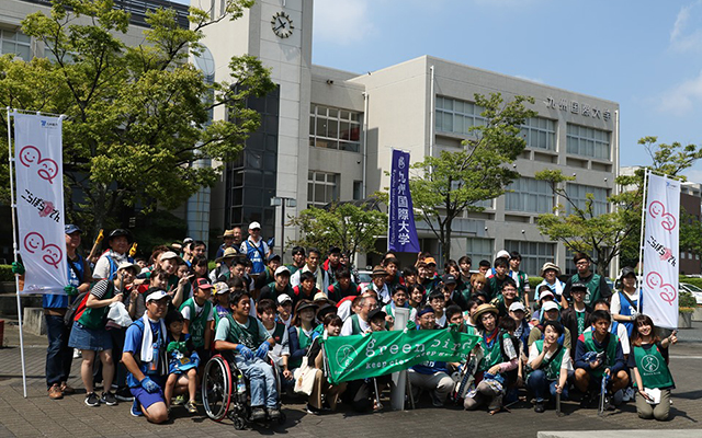 「こらぼらQでん 100人で八幡駅前清掃」を実施しましたのイメージ