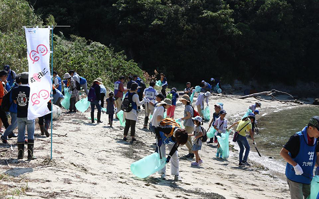 こらぼらQでん「馬島清掃活動」に参加しましたのイメージ