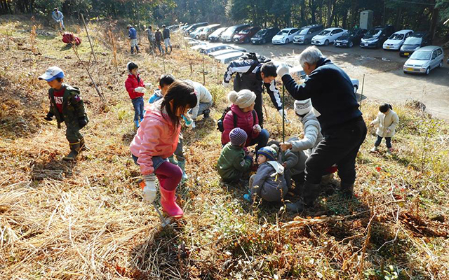 こらぼらQでん「大村里山育成事業」のイメージ