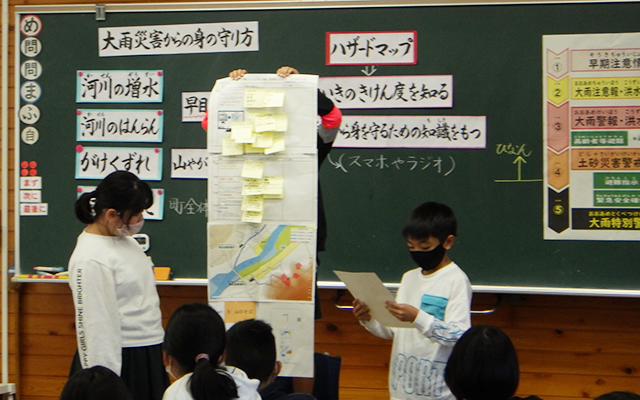 熊本県内の小学校で防災教室を開きましたのイメージ