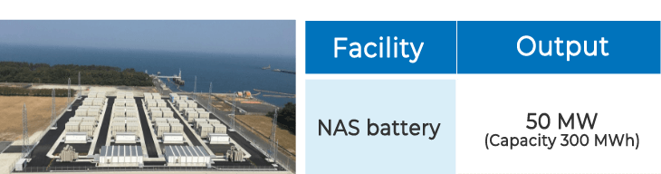Large-capacity storage system（Buzen Battery Substation）