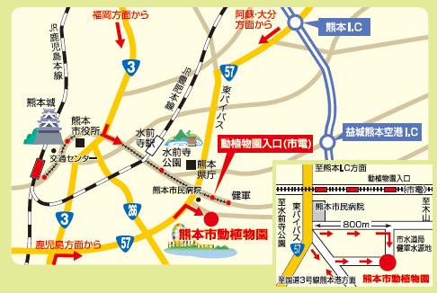 くまもと環境フェア2015の案内図