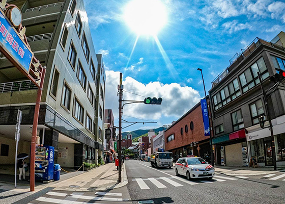 平和町商店街の様子の写真