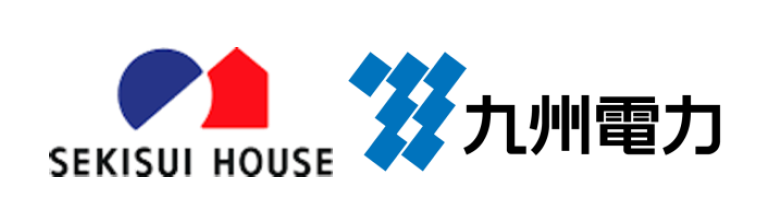 九州電力株式会社、株式会社電気ビル、株式会社ふくおかフィナンシャルグループ、株式会社十八親和銀行、福岡商事株式会社のロゴマーク