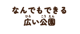 何でもできる広い公園