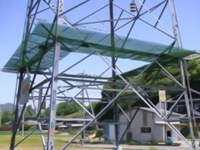 送電線の写真